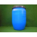 Plastic vat 120 liter blauw