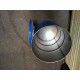 60 liter Metalen vat grijs met deksel